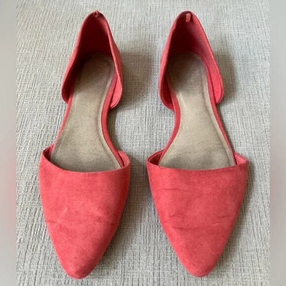 None Shoes - coral colored flats